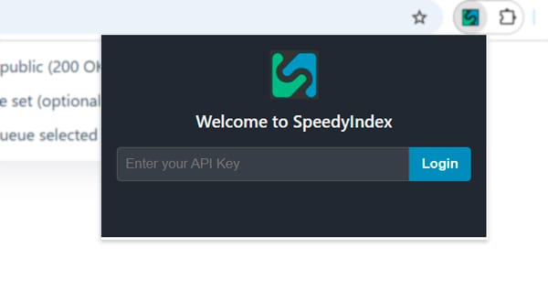 Speed up Google indexing with the SpeedyIndex Chrome extension